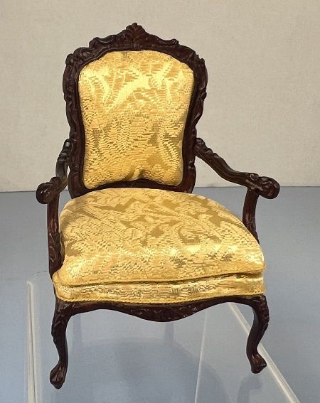 Mahogany Yellow Arm Chair bes4501mh