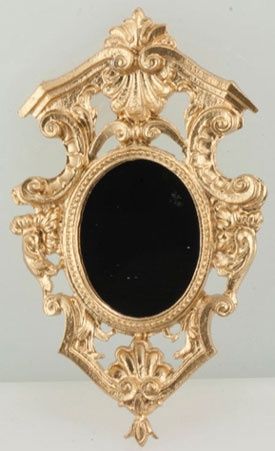 Large Mirror, Oval, Gold Color ISL3227