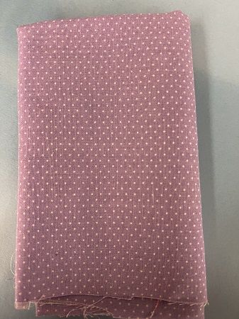 Lavender with White Polka Dots fabric104-1