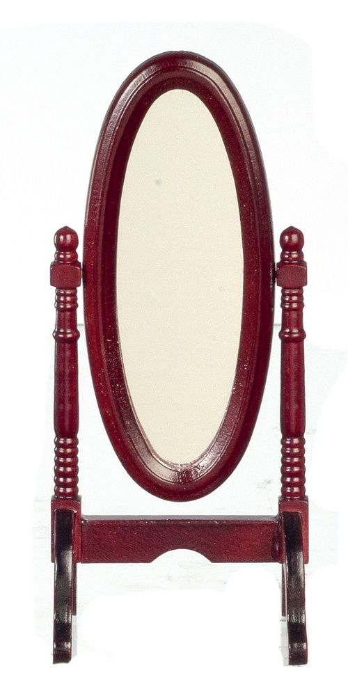Mahogany Cheval Mirror t3173