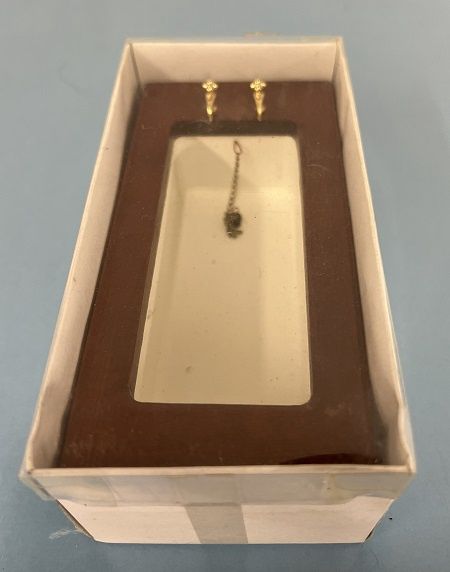 Mahogany Top Mini Bathtub with Plug ala1075