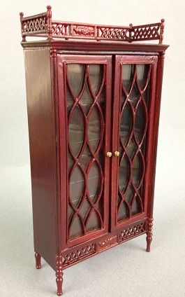 Mahogany Two Door China/Display Cabinet BESQ004