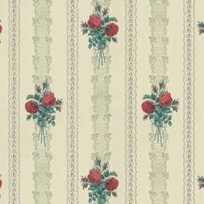 Lace and Roses Green - Floral NO BORDER WAL0525B_NB
