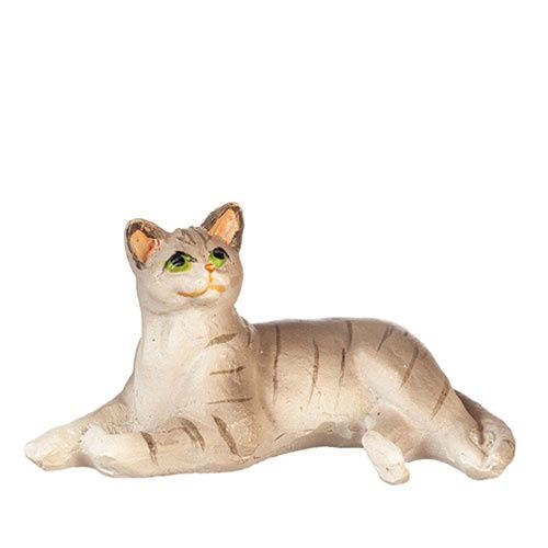 Laying Cat/Gray AZE0230