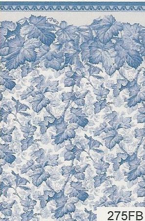 Leaf Toile Blue 275FB wal275fb