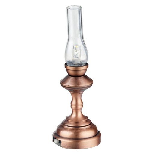 LED Copper Hurricane Lamp HW2325