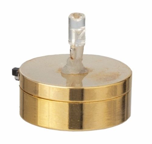 LED Single Bulb on Base, Brass hw2358
