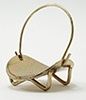 IM65424 Log Holder without Logs, Brass