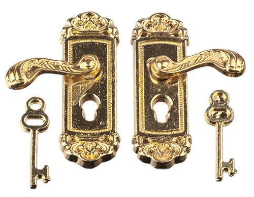 Lock/Key/Set/4/Brass azb5027