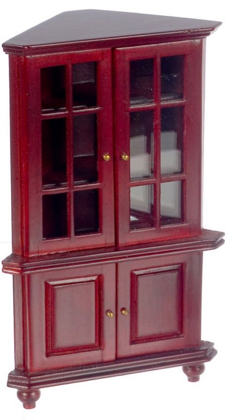 Mahogany Corner Hutch t3036