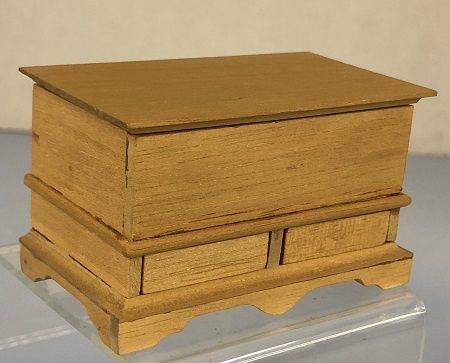 Maple Finish Vintage Blanket Chest mc04316