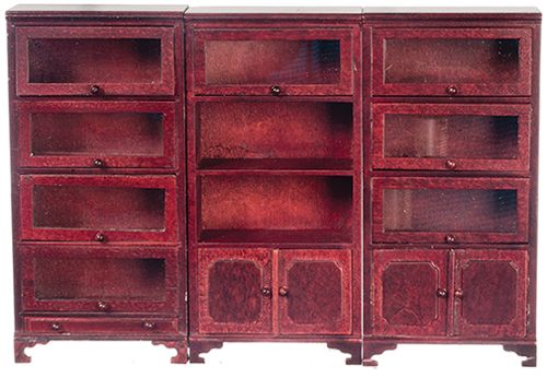 AZT3869 Lawyers Bookcases in Mahogany