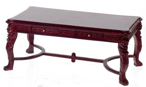 Lion Leg Desk, Mahogany AZP3044