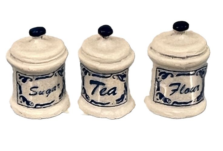 Little Flour, Tea, and Sugar Canisters 5201671sold10.25