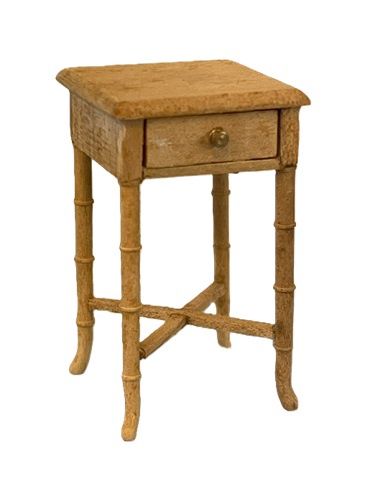 Little Unfinished Wood Side Table mc030692