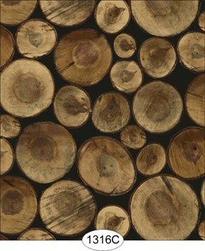 Log Cross Section - Antique WAL1316c