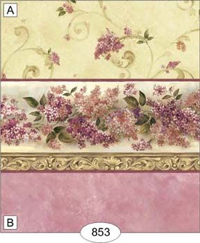 Lovely Lilac - Burgundy WAL853