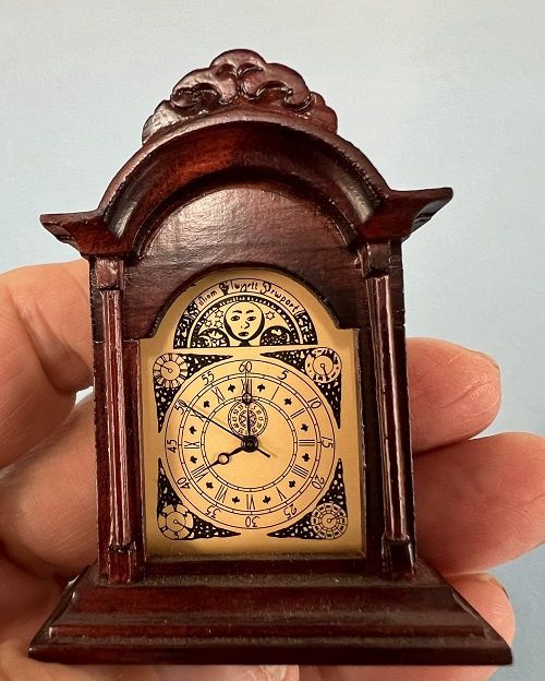 Mahogany Mantle Clock mc030781