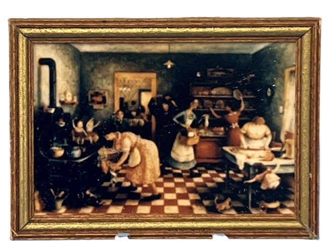 Making Holiday Dinner in the Old Days cn0308