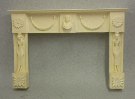 Mantel with Egyptian Motifs tj10101