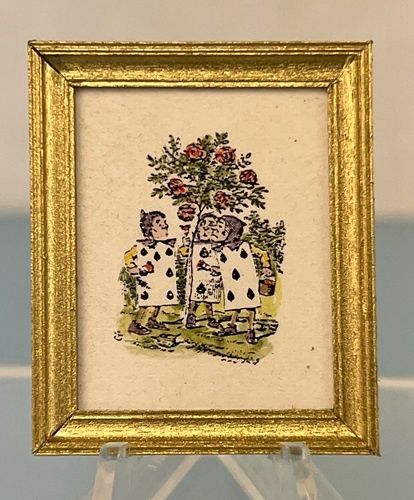 Marjorie Adams Hand Tinted Alice Series/ Framed mc01887