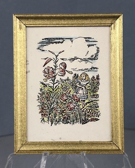Marjorie Adams Hand Tinted Alice Series/ framed mc01884