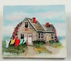 Marquis Miniatures Country House on Canvas mm71315b