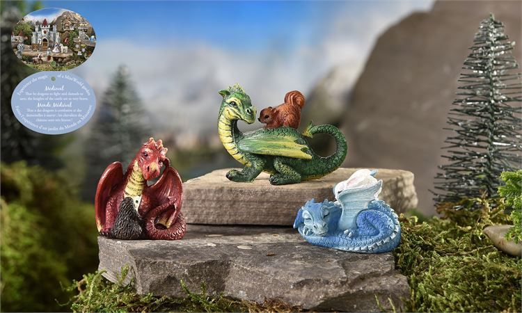 Medieval Times Dragon Figurine, 3/Asst. gc700295