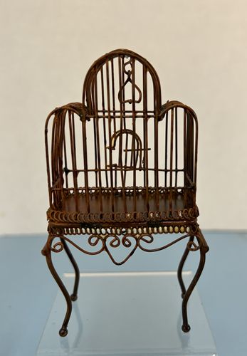 Metal Rusted Birdcage mn605