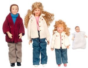 Modern Doll Family Set/4 AZG7634
