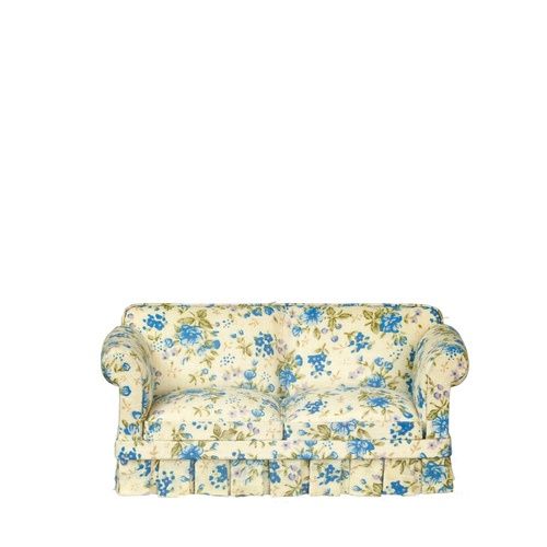 Modern Settee/Blue Floral JJ12000A
