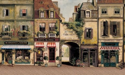 Mural - Paris Street ModelWAL5028