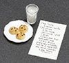 Note To Santa with Milk &amp; Cookies MUL3045