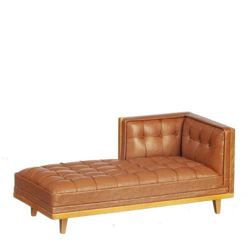 Mid Century Leather Chaise JJ09073ALWN