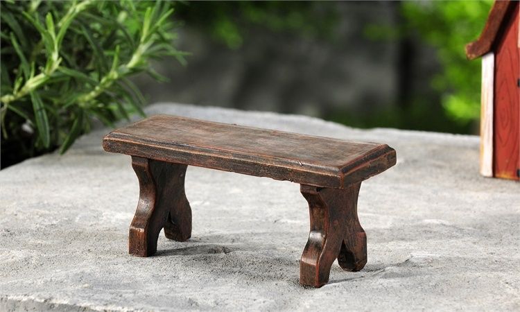 Mini World Garden Bench Decor 705293