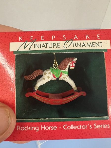 Miniature Rocking Horse Ornament ch22365