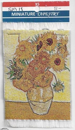 Miniature Tapestry of sunflowers sm18