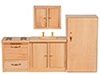 Modern Kitchen/Set/Cs/Oak azt4777