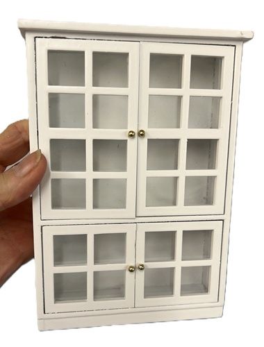 Modern Large White Display Cabinet mc437x