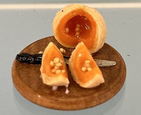 Muskmelon on Cutting Board mc030815