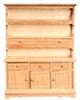 AZT4114 Oak Finish Cabinet/Hutch