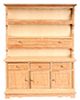 AZT4114 Oak Finish Cabinet/Hutch