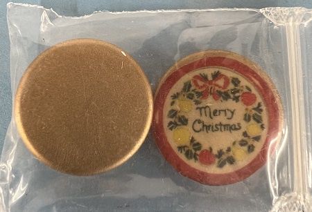 Merry Christmas Cookie Tin ala968