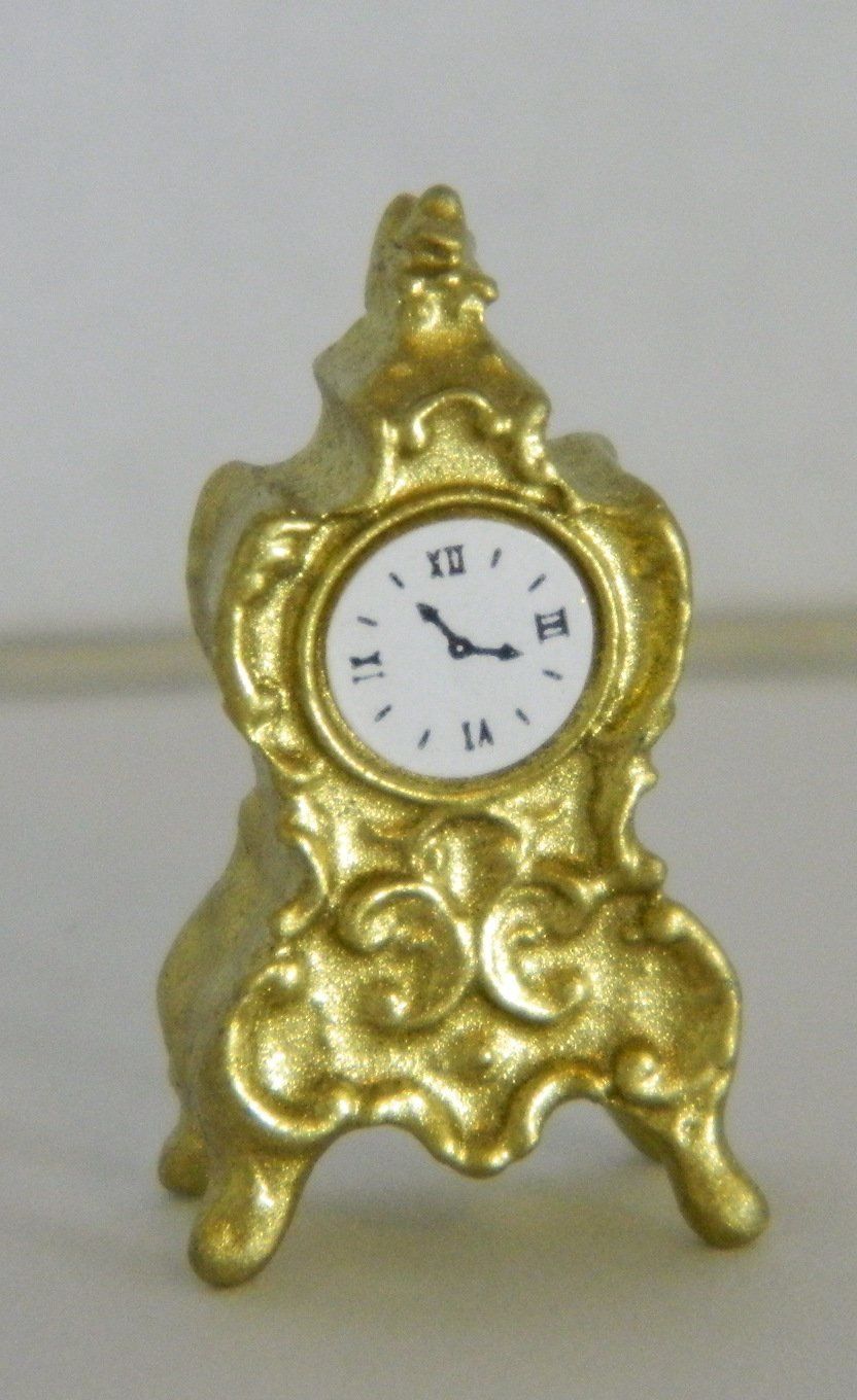 Miniature Gold Mantel Clock im65219