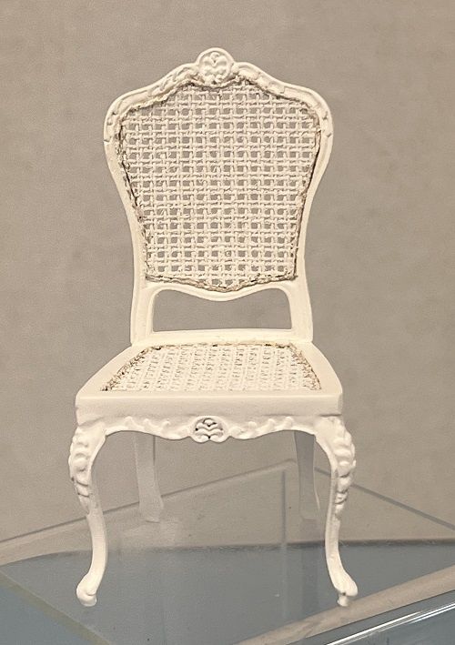 Moritza Moran white cane chair by Bespaq ala850