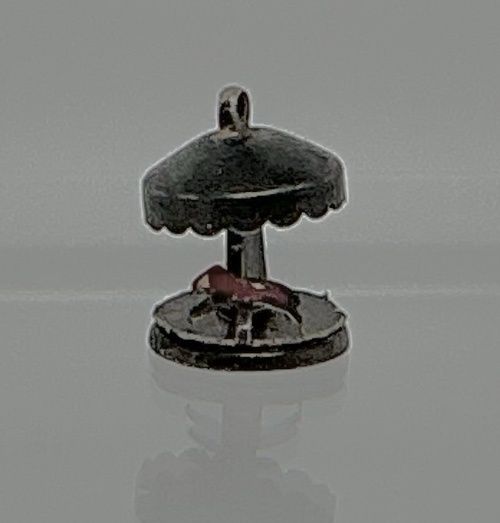 Movable Vintage Carousel Charm mc031189