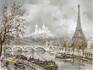Mural - Paris - Tour Eiffel et Sacre Coeur WAL5304