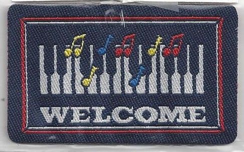 Music Notes Welcome Mat mc05758