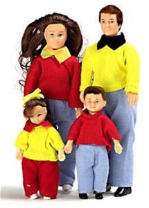 My Family Dolls Set of 4 AZG7603