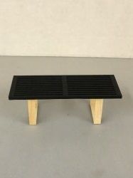 Nelson Bench Black Seat mc03862